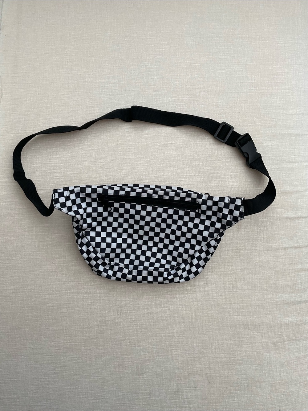 Checkered Black and White Waist Bag - Unbranded - Picture 3 of 6